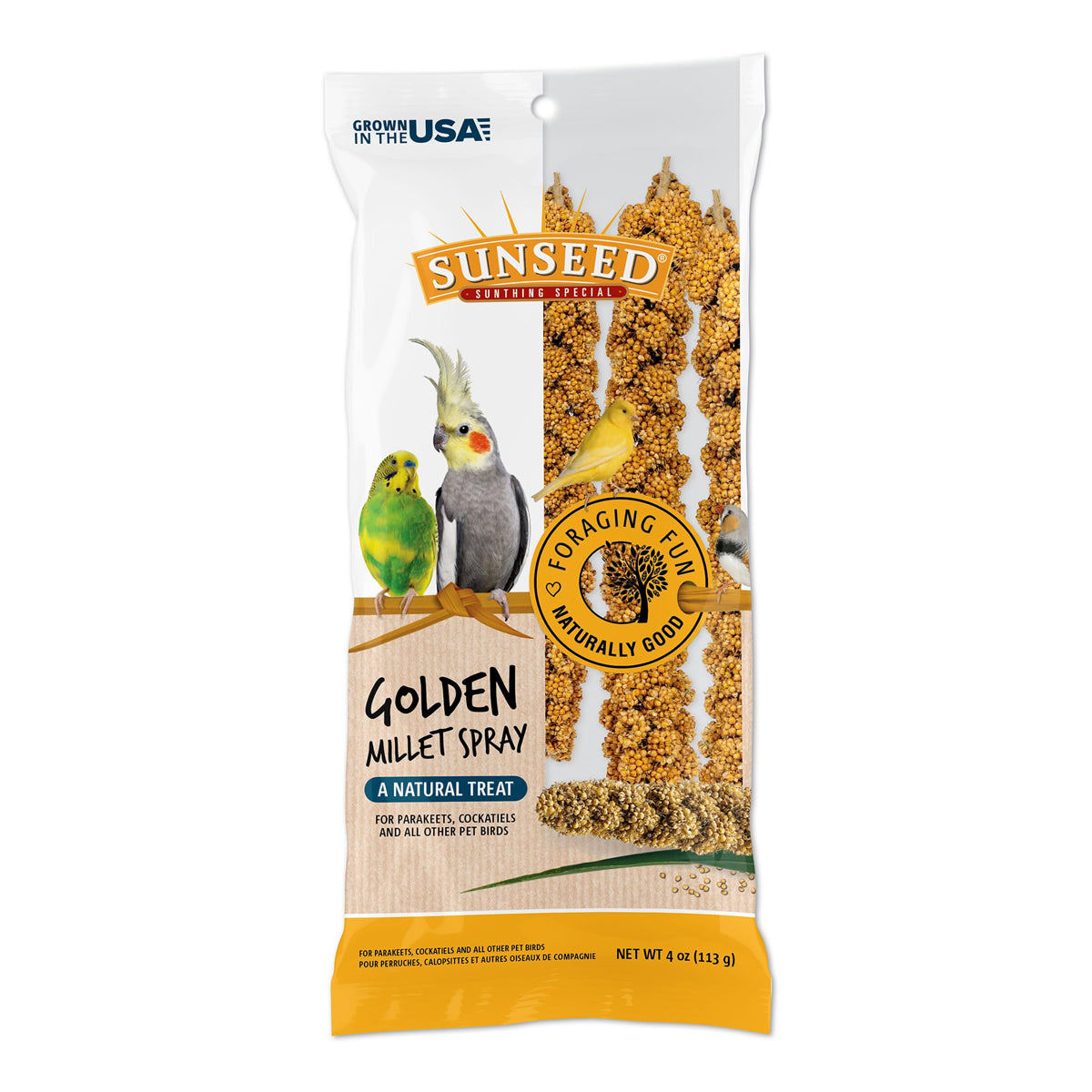 Sunseed Millet Spray, 4oz Bag