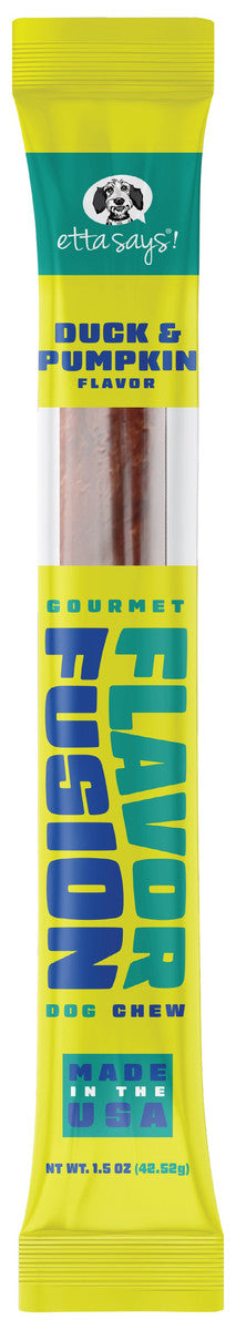 Etta Says! Flavor Fusion Dog Chew Duck and Pumpkin 1.5 oz