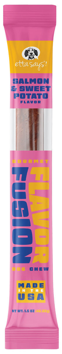 Etta Says! Flavor Fusion Dog Chew Salmon and Sweet Potato 1.5 oz