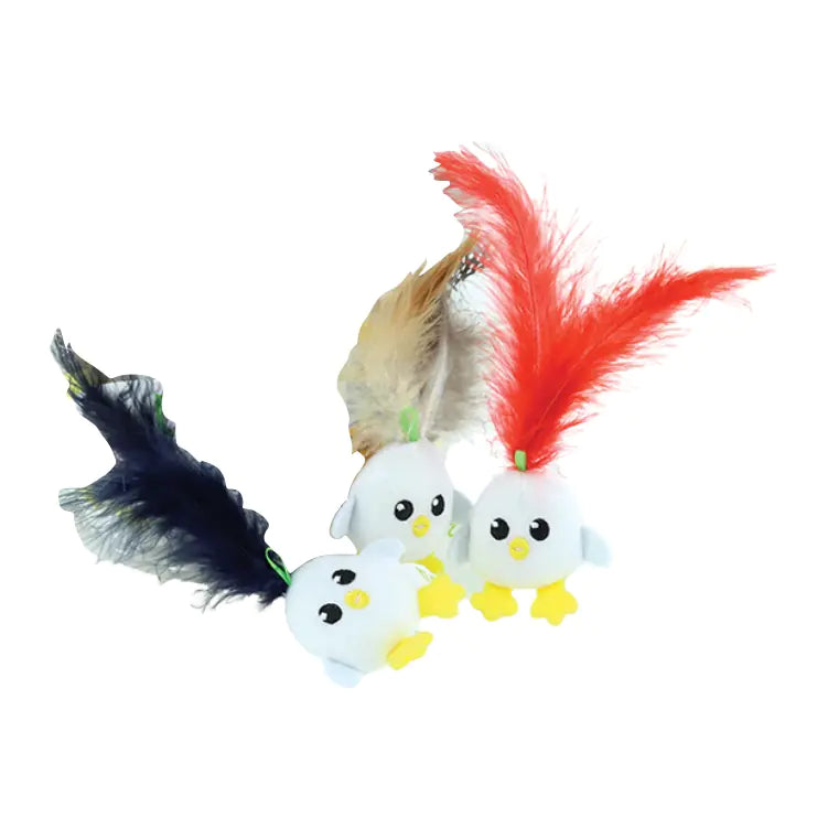 Coastal Turbo Chicken Egg Cat Toy, Assorted