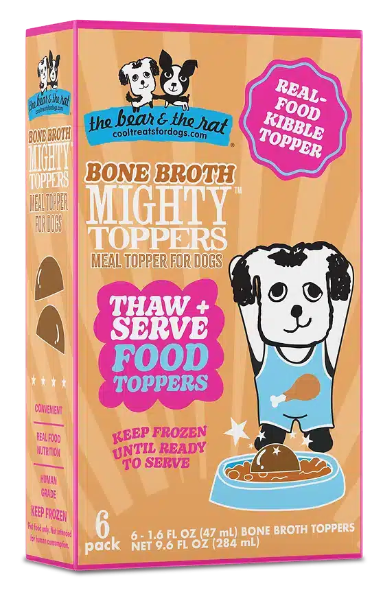 The Bear & The Rat Bone Broth Mighty Topper 6pk