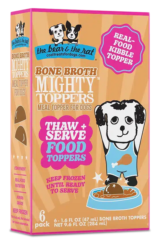 The Bear & The Rat Bone Broth Mighty Topper 6pk