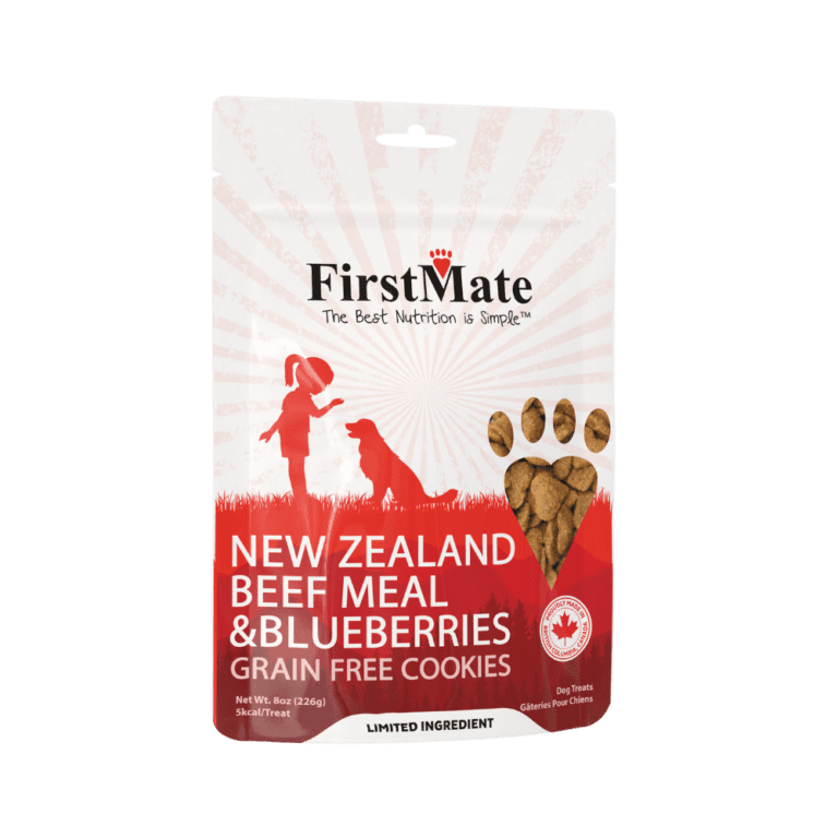 First Mate Cookies for Dogs Grain Free 8oz Beef and Blueberry