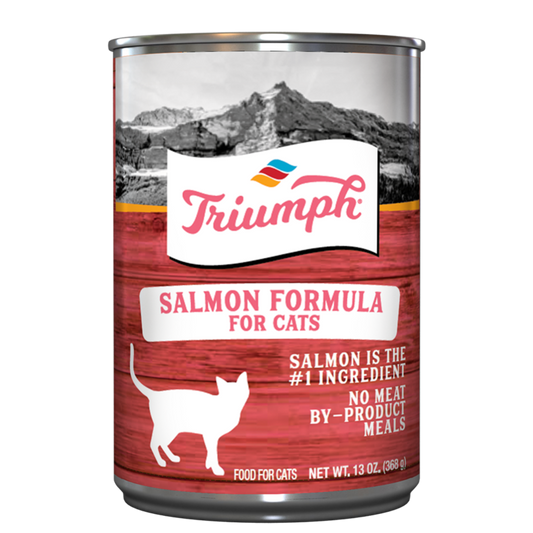 Triumph Salmon Formula Cat Food 13oz can