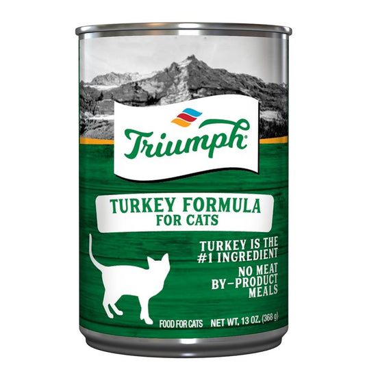 Triumph Turkey Formula Cat Food 13oz Can