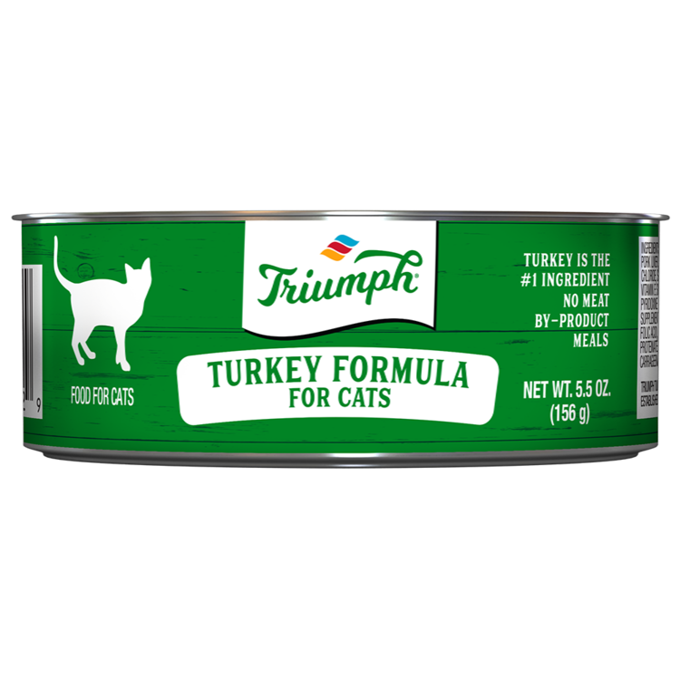 Triumph Turkey Formula Cat Food 5.5oz Can