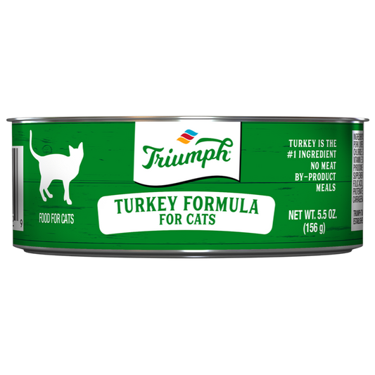 Triumph Turkey Formula Cat Food 5.5oz Can