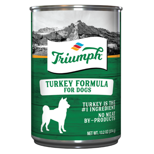 Triumph Turkey Formula Dog Food 13.2oz Can