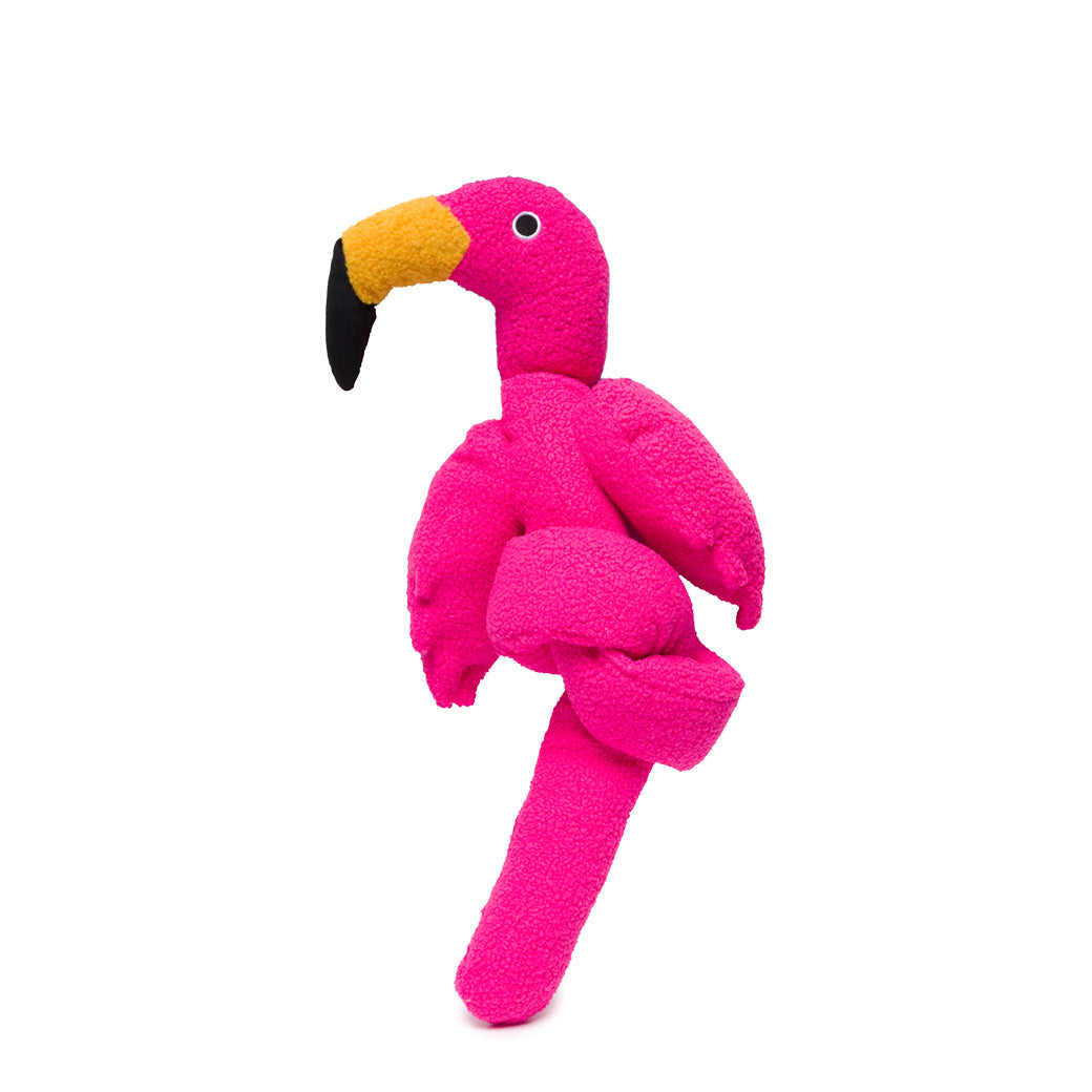 Fabdog Twisty Flamingo Dog Toy, 5ft