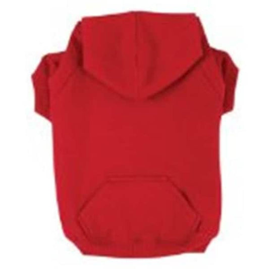 Pet Edge Zack & Zoey Basic Hoodie Red Large