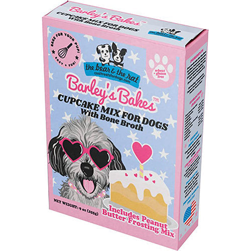 Bear and Rat Barley's Bakes Cupcake Mix for Dogs Bone Broth 7.5oz