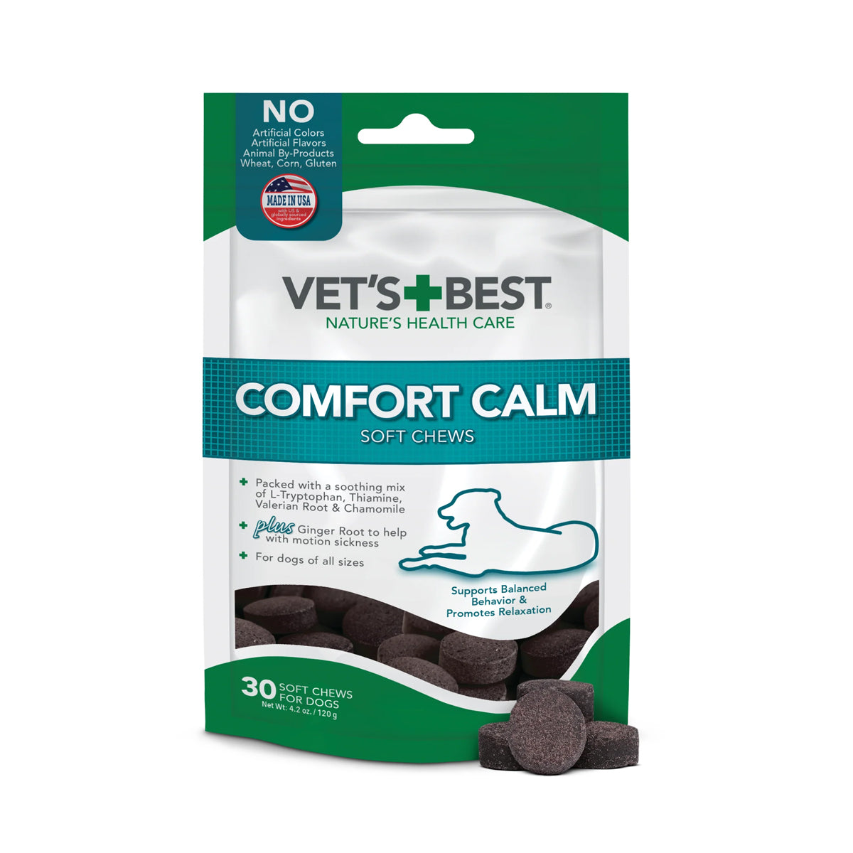 Vet's Best Dog Comfort Calm Soft Chews 30ct