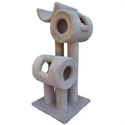 Wade's Cat Trees 47in 3 Tier Barrel Cat Tree