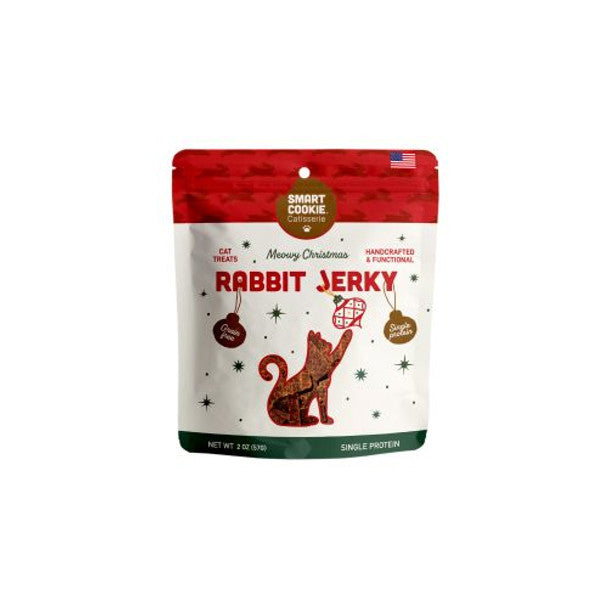 Smart Cooke Barkery Holiday Rabbit Jerky Cat Treats 2oz