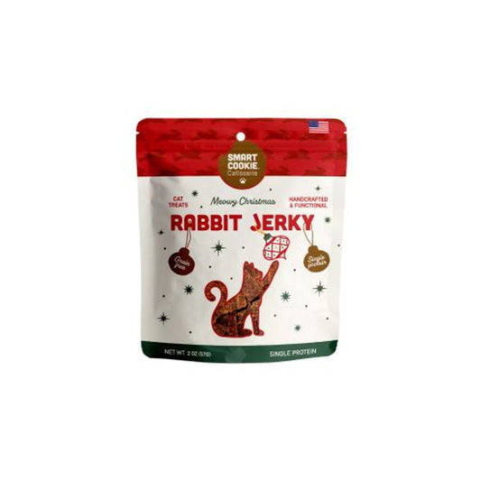 Smart Cooke Barkery Holiday Rabbit Jerky Cat Treats 2oz