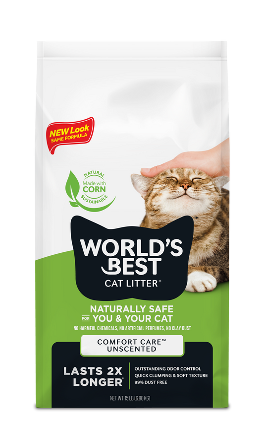 World's Best Cat Litter Clumping Formula, 15lb Bag