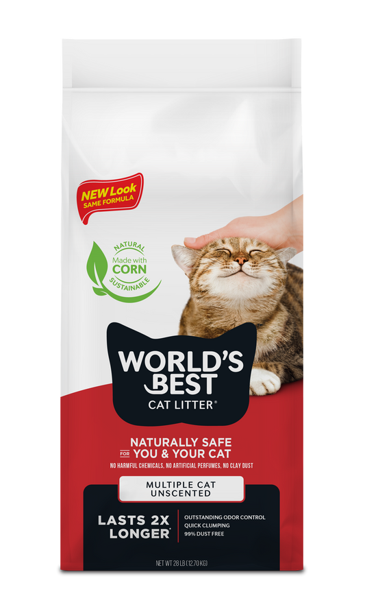 World's Best Cat Litter Multiple Cat Formula, 28lb Bag