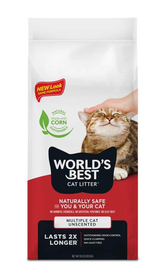 World's Best Cat Litter Multiple Cat Formula, 8lb Bag