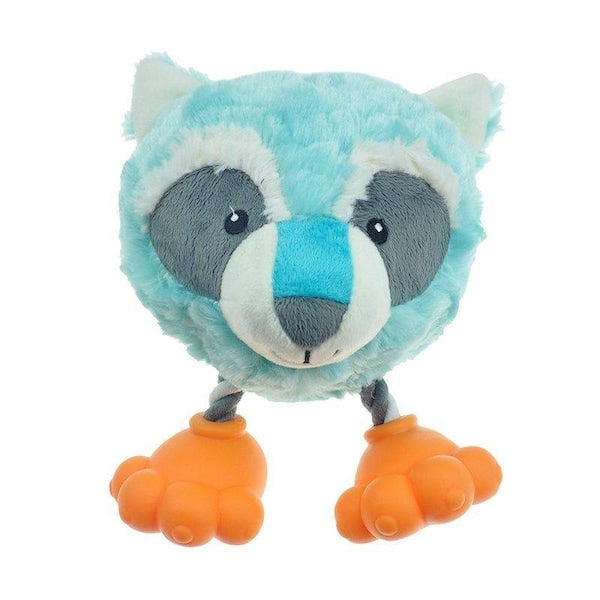 Boss Pet Pet Park Blvd Dog Toy, Footies Toy, Raccoon