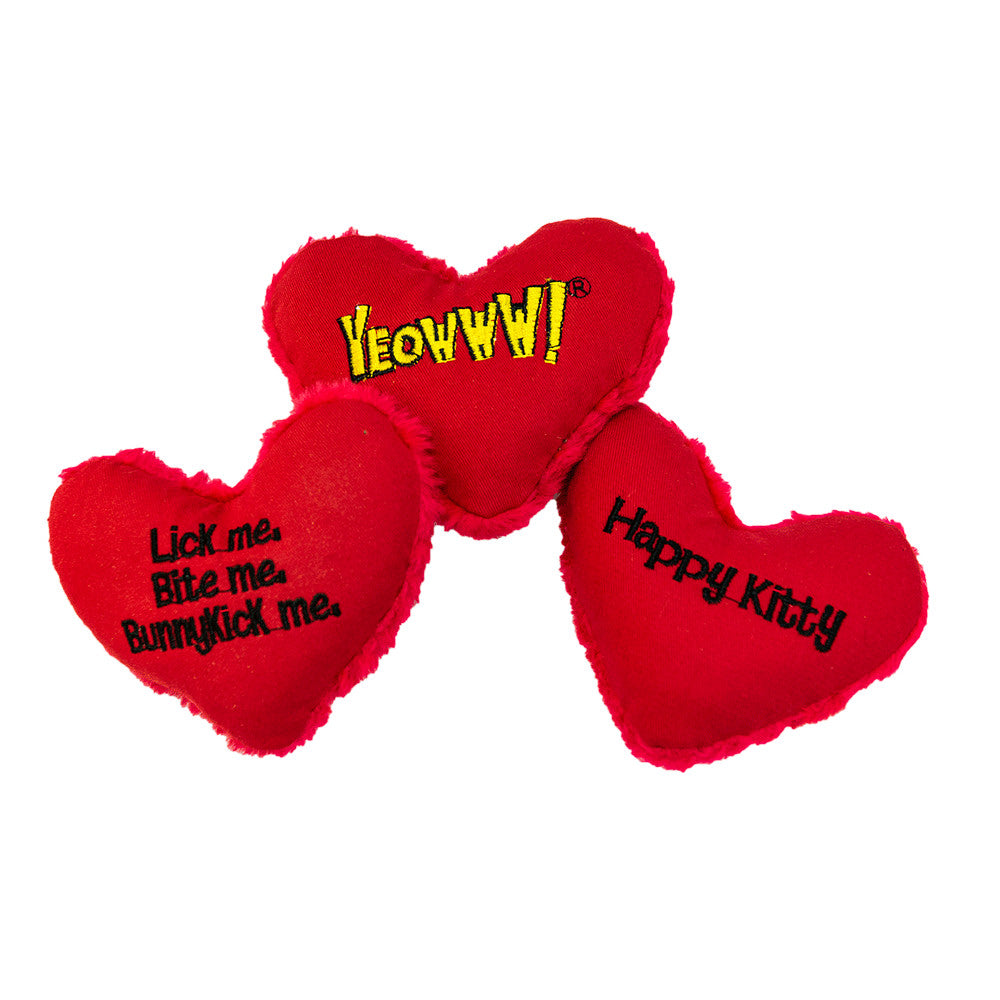 Yeowww! Hearrrt Attack Catnip Toy