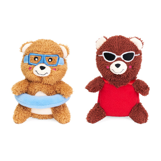 Zippypaws Plush Dog Toy Cheeky Chumz Jr Poolside Fun Assorted