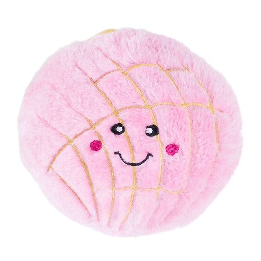 Zippypaws Plush Dog Toy NomNomz Pink Pan Dulce