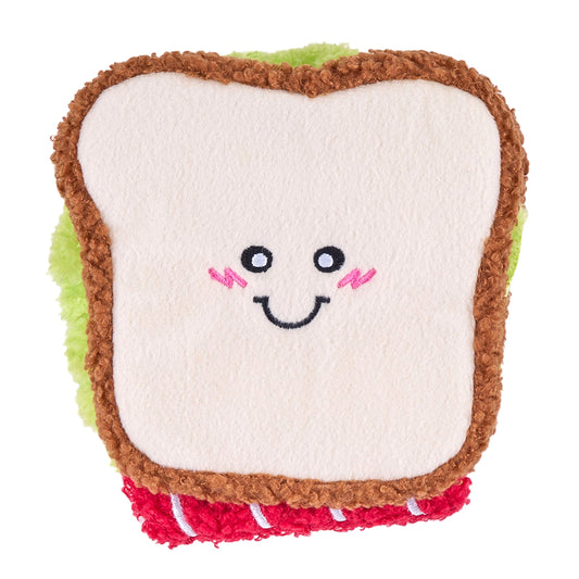 Zippypaws Plush Dog Toy Snufflerz BLT Sandwich
