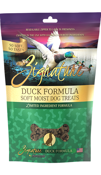 Zignature 4oz Soft Treats Duck