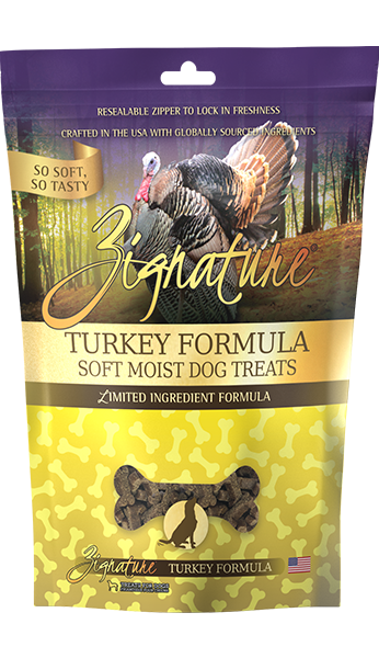 Zignature 4oz Soft Treats Turkey