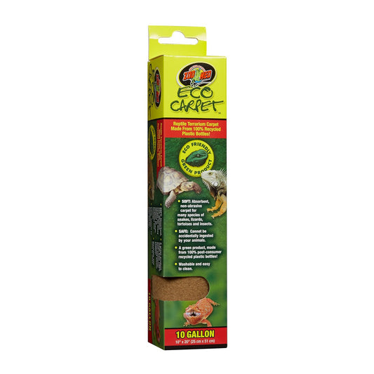 Zoo Med Eco Carpet Reptile Terrarium Carpet, Green, 10 Gallon