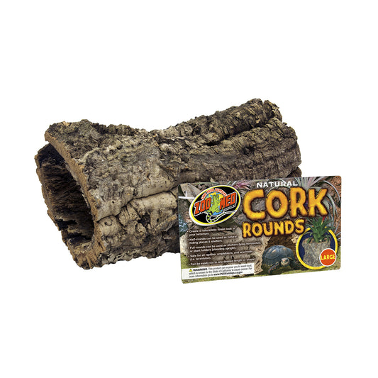 Zoo Med Natural Cork Full-Rounds, Large