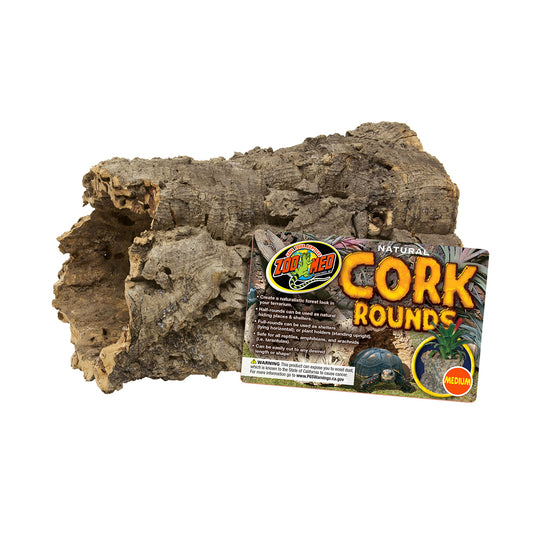 Zoo Med Natural Cork Full-Rounds, Medium