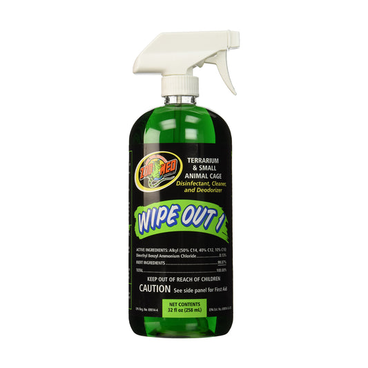 Zoo Med Wipe Out 1 Terrarium & Small Animal Cage Cleaner, 32 fl oz