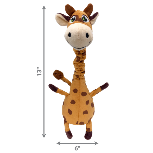 Kong Dog Toy Shakers Bobz Giraffe Medium