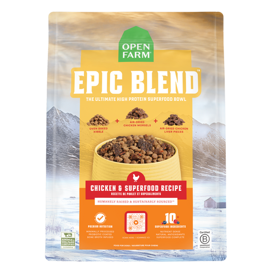 Open Farm Epic Blend Chicken & Superfood Recipe 18lb Bag