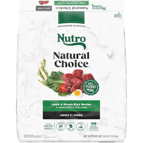 Nutro Natural Choice Dry Dog Food Adult Lamb & Brown Rice Recipe 30lb bag