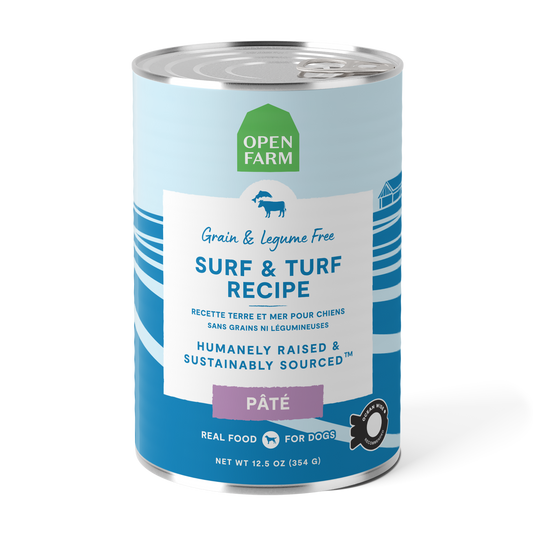 Open Farm Surf & Turf Recipe Pâté For Dogs 12.5oz Can