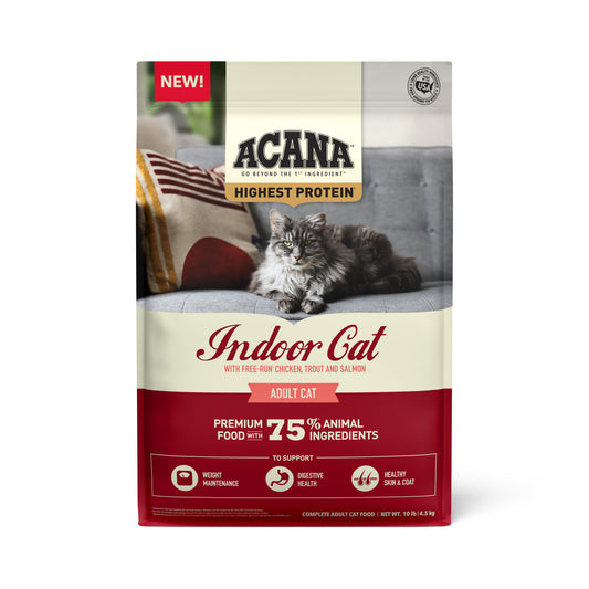 ACANA Grain Free Indoor Dry Cat Food 10lb