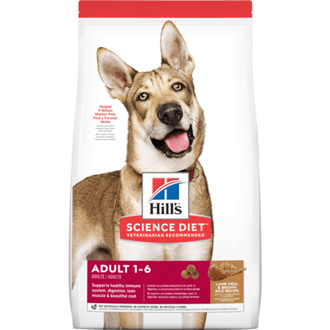Hill's Science Diet Adult Lamb Meal & Brown Rice Dog Food 15.5lb