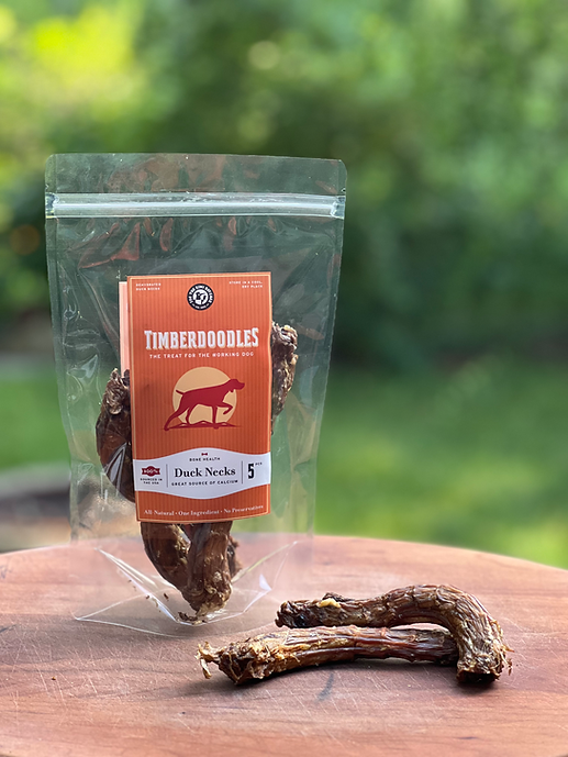 Timberdoodles Duck Necks for Dogs 5pk