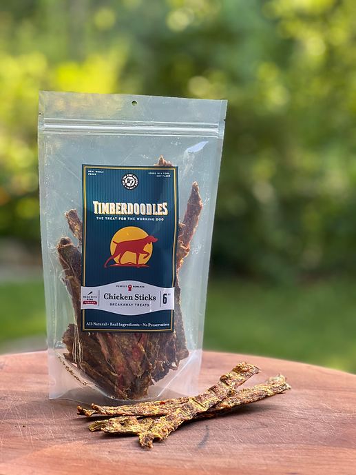 Timberdoodles Chicken Veggie Sticks for Dogs 6oz