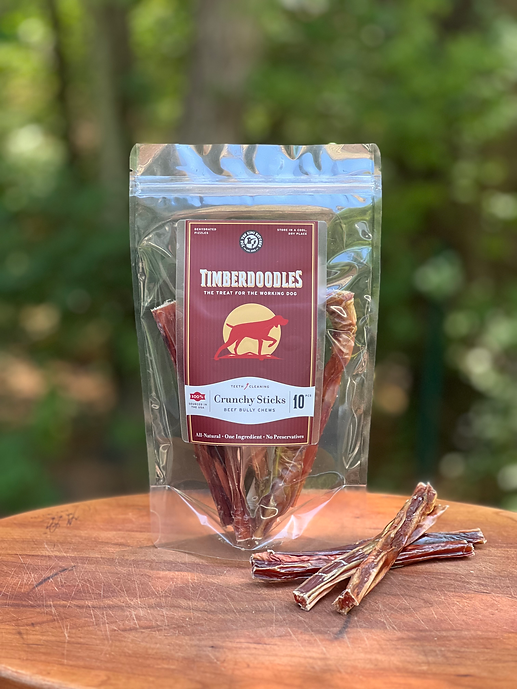 Timberdoodles Dog Treats Beef Crunchy Sticks 10pk