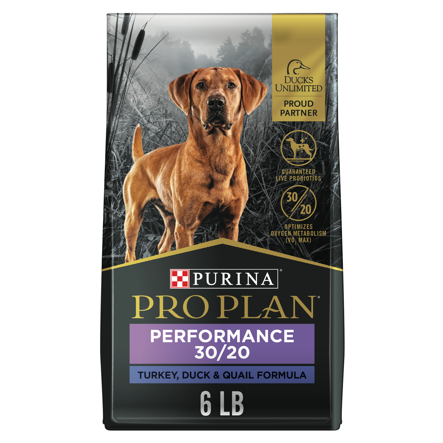 Purina Pro Plan Sport Performance 30/20 Turkey, Duck & Quail Formula Dry Dog Food 6lb