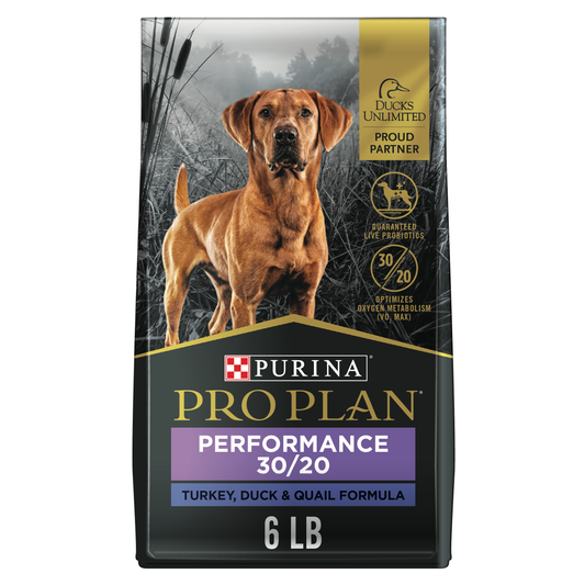 Purina Pro Plan Sport Performance 30/20 Turkey, Duck & Quail Formula Dry Dog Food 6lb