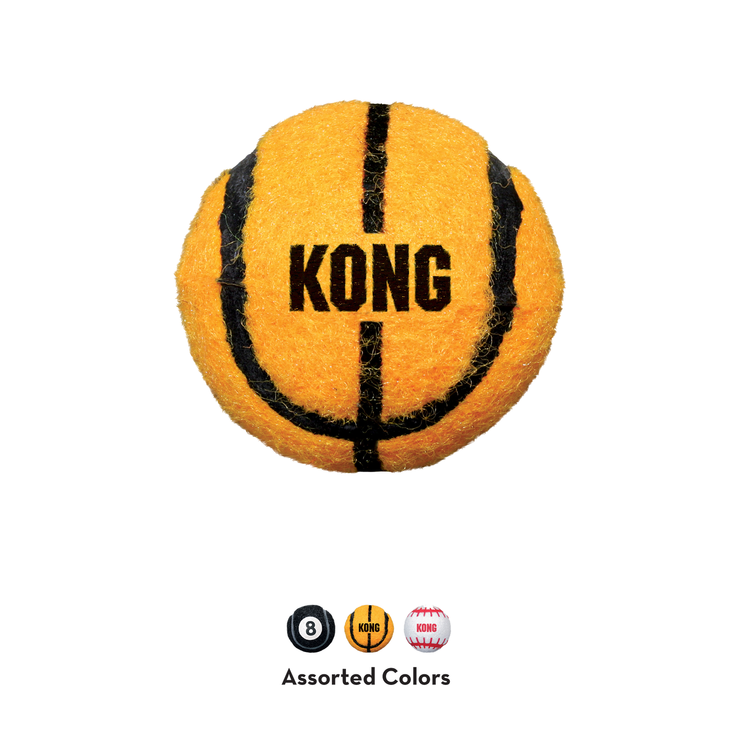 Kong Dog Toy Sport Balls 2Pk Large Assorted