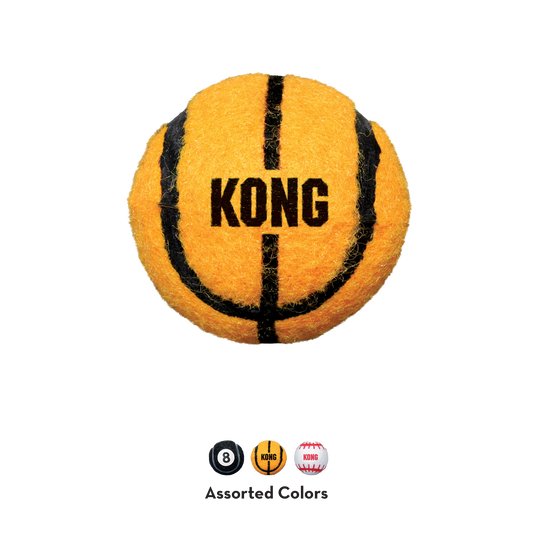 Kong Dog Toy Sport Balls 2Pk Large Assorted