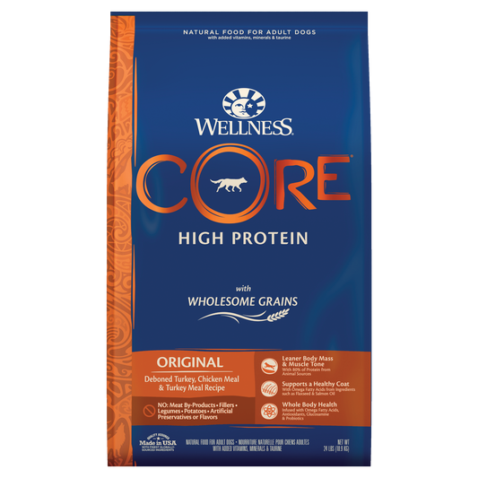 Wellness CORE Wholesome Grains Original Recipe 24lb Bag