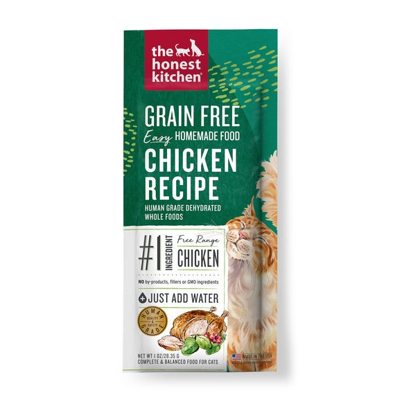 The Honest Kitchen Dehydrated Grain Free Chicken Cat Food 1oz