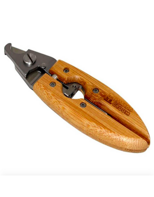 Bamboo Groom Nail Clipper with Stainless Steel Blades