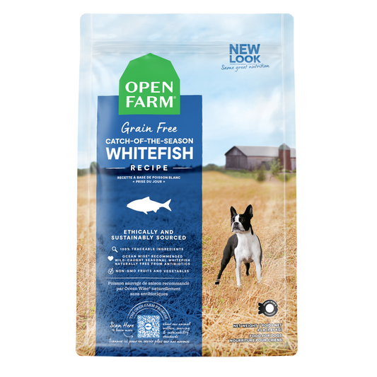 Open Farm Catch Of The Season Whitefish Recipe Grain Free Kibble For Dogs 11lb Bag